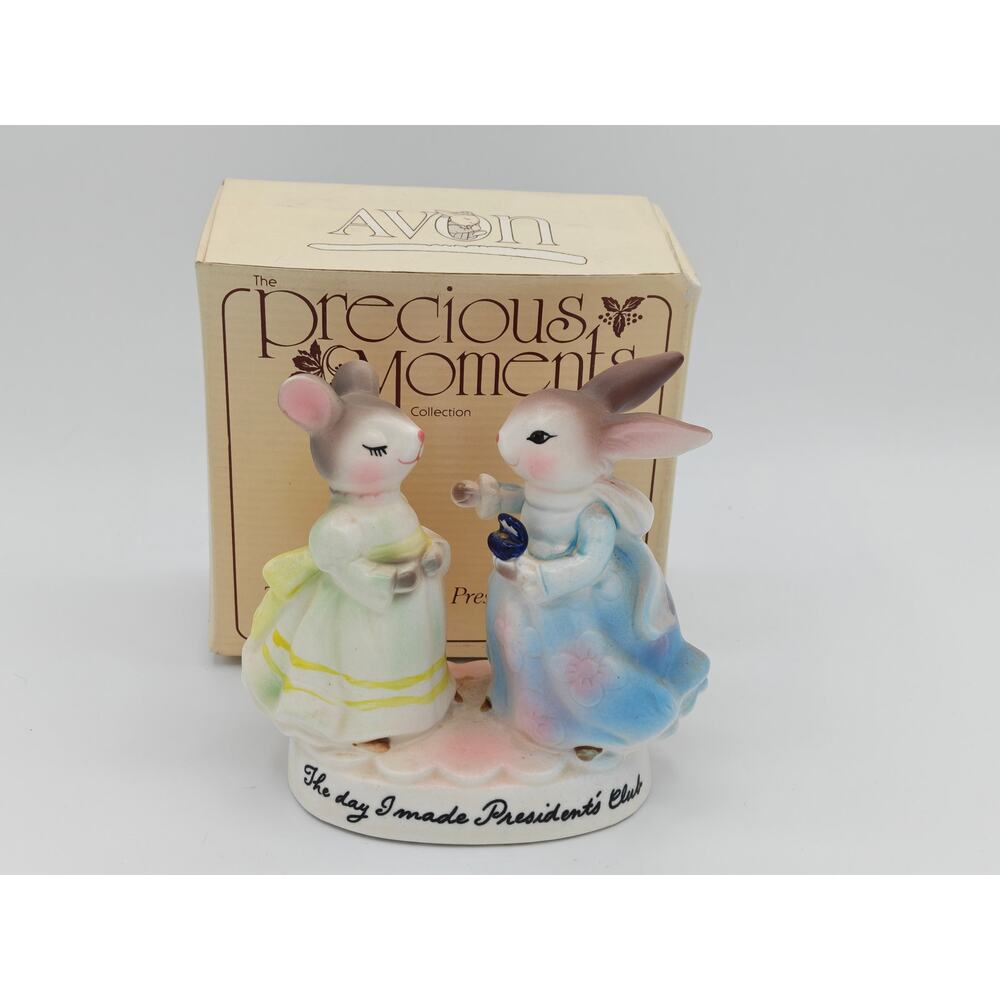 Avon Precious Moments The Day I Made Presidents Club Figurine 1980 Avon Boxed